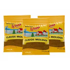 LA GRANJA PAISA - Clavos de Olor Molidos 20g x3unds 60g