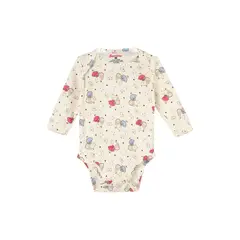 SANTANA - Body Bebé Manga Larga Niña Añil