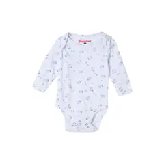 SANTANA - Body Bebé Manga Larga Niña Lila Medio