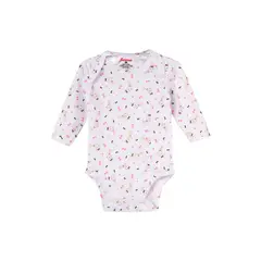 SANTANA - Body Bebé Manga Larga Niña Ocre Claro