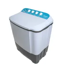 INDUHAM - LAVADORA SEMIAUTOMÁTICA DOBLE TINA 10 KGS MARCA HAM10-2208SA COLOR BLANCO 110V