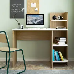 BERTOLINI - Escritorio Link en MDP 110x111cm 3 estantes
