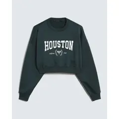 SEVEN SEVEN - Buzo Crop Houston Para Mujer Verde