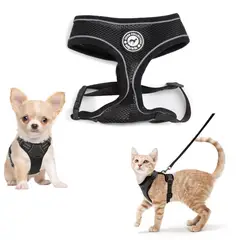 GENERICO - Chaleco Tipo Arnés Para Perro O Gato Raza Pequeña Reflectivo