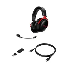 HYPERX - Audifonos Cloud lll Wireless Negro Rojo