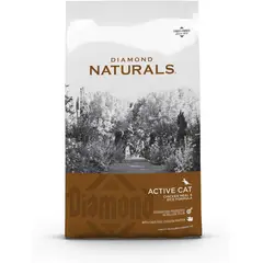 DIAMOND NATURALS - Diamond Active Alimento para Felinos Activos 18lb