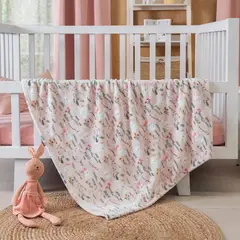 VIANNEY - Cobija Baby Ligera talla Cuna Conejitas