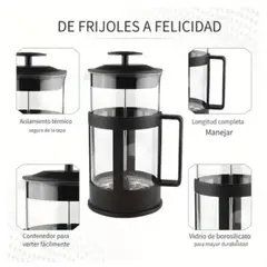 GENERICO - PRENSA FRANCESA CAFETERA MANUAL 600ML