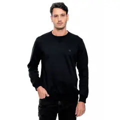 COLOR BLUE - Buzo Cuello Redondo Básico