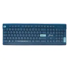 JYR TECHNOLOGY - TECLADO BLUETOOTH INALAMBRICO 24GHZ USB ERGONOMICO RECARGABLE
