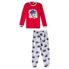 SANTANA - Pijama Niño Matías Rojo Medio