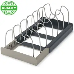 ONE PIXEL - Organizador De Tapas Ollas Y Platos Separados Ajustable