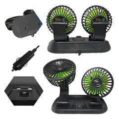 GENERAL - Ventilador Portátil Verde 28820 Vehículo Gira 360º