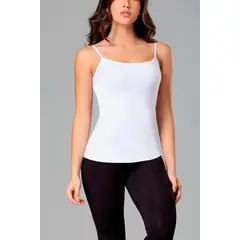 DIANE & GEORDI - Camiseta con tiras 4301 - Blanco
