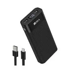 1HORA - BATERIA POWERBANK NEGRA 20000mAh 21A