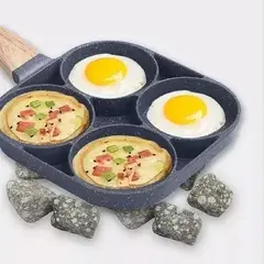 GENERAL - Sartén Antiadherente 4 Puestos Gruesa Tortillas Panqueques