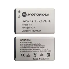 MOTOROLA - Batería C1 Para Walkie-talkies - 1 Unidad