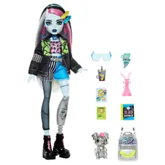 MONSTER HIGH - Muñeca Frankie Stein Doll Con Accesorios