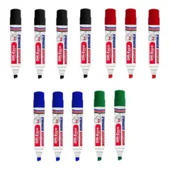 OFFI ESCO - Marcador Borrable Tablero Colores Surtidos X 12 Oe- 510