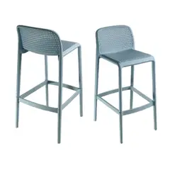 GENERICO - SILLA LECCO PARA BARRA Base Azul
