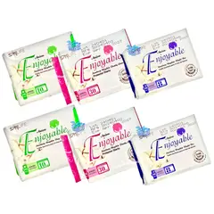 VARIOS - 3 Pack Toallas Sanitaria Turmalina, Nocturnas y Protectores Diarios Hgw