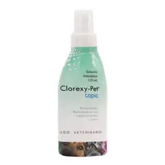 PETSPA - Antiseptico Para Mascota Clorexy Pet Topico 120 ml