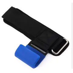 GENERICO - Straps De Gancho Guante Levantamiento De Pesas Gym azul