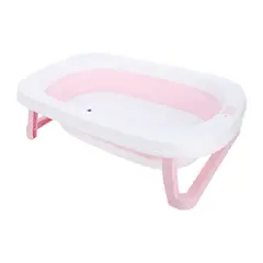 BIUM - Bañera Plegable - Tina Para Bebe Big Rosa