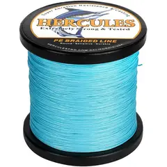 HERCULES - Línea de pesca trenzada 12 hebras, 10-420 lbs PE