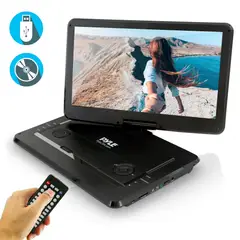PYLEHOME - Reproductor de DVD portátil color Negro PYLE-HOME PDV156BK