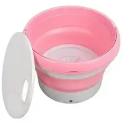 GENERICO - Mini Lavadora Plegable Balde 7l Eléctrica Portátil