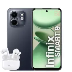 INFINIX - Celular Smart 9 128GB/3GB RAM - Negro