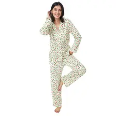 SANTANA - Pijama Mujer Daniela Verde