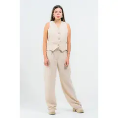 FREYDA - Conjunto De Chaleco Y Pantalón Dama Elegante Moderno