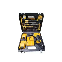 GENERICO - Kit De Herramientas Con Taladro Portatil Recargable 0531-29