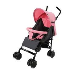 BIUM - Coche Para Bebe 4 Ruedas Dobles Rosado Jolly Pink
