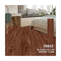 GENERICO - Piso Vinilico PVC Autoadhesivo 3D 5m2 Decokasa - FD822