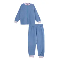 SANTANA - Pijama Junior Térmica Azul