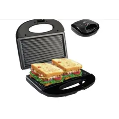 HOME ELEMENTS - Sanduchera Antiadherente Parrilla Grill