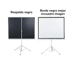 GENERICO - Pantalla Telón de Proyección Trípode 180 x 180 cm