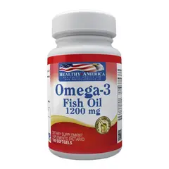 HEALTHY AMERICA - Omega 3 fish oil 1200mg 100 cápsulas