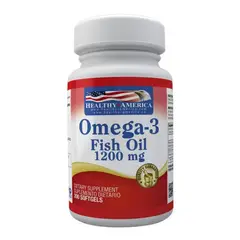 HEALTHY AMERICA - Omega 3 fish oil 1200mg 200 cápsulas