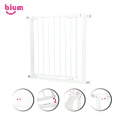 BIUM - Reja De Seguridad Blanca Multiusos Para Bebe