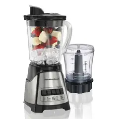 HAMILTON BEACH - Licuadora Power Elite 58148 Con Picadora Multifuncion.