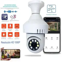 ONE PIXEL - Camara Bombillo Con Detector de Humo