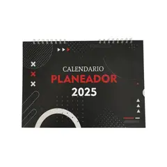 GENERICO - Calendario Planeador Mensual 2025 Tamaño 18 Pasta Dura