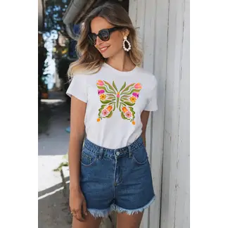 FLORESA - Camiseta Mujer Estampado