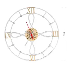 XTREME - Set x 2 Und Reloj Redondo de Pared Gothic Diá 31cm Blanco
