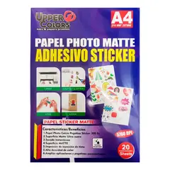 GENERICO - Papel Adhesivo Mate Imprimible Oferta