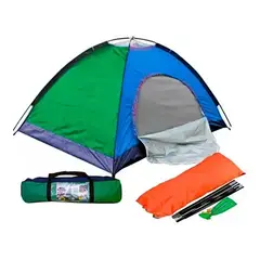 GENERICO - Carpa de Camping Impermeable Para 3 Personas